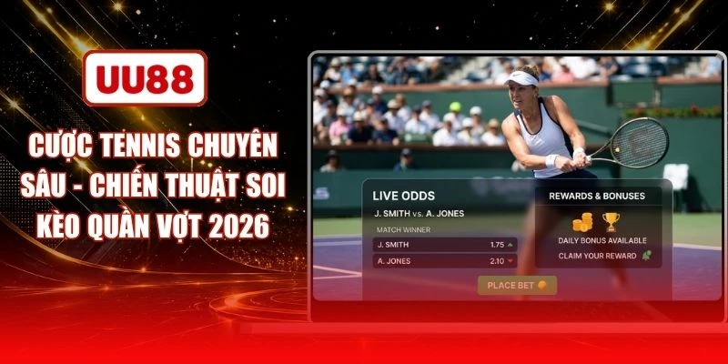 Cược Tennis Chuyên Sâu - Chiến Thuật Soi Kèo Quần Vợt 2026