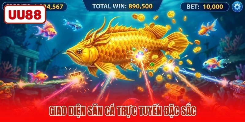 Giao diện săn cá trực tuyến đặc sắc