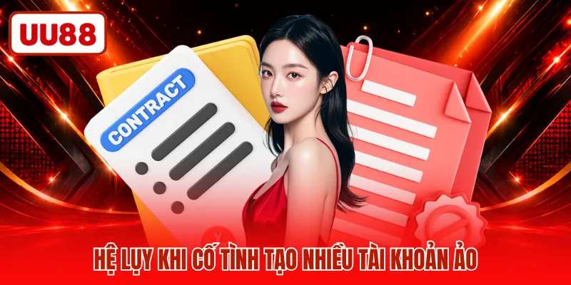 Hệ lụy khi cố tình tạo nhiều tài khoản ảo