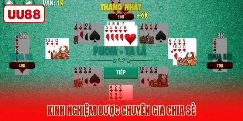 Kinh nghiệm được chuyên gia chia sẻ